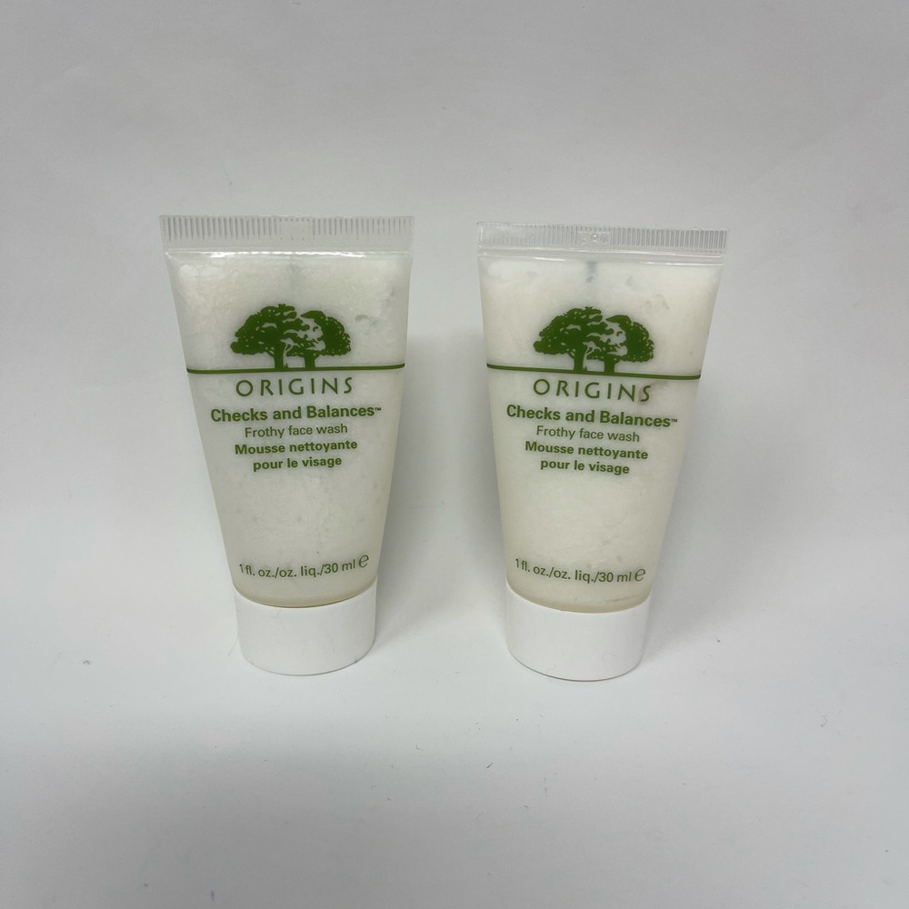Origins 2 Check your balance face wash 1.oz new